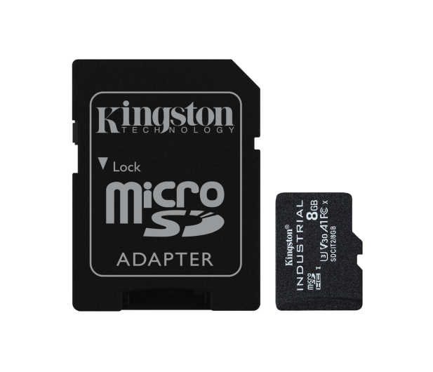 Kingston 8GB microSDHC Industrial C10 A1 pSLC - 675817 - zdjęcie